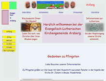 Tablet Screenshot of ekg-arzberg.de